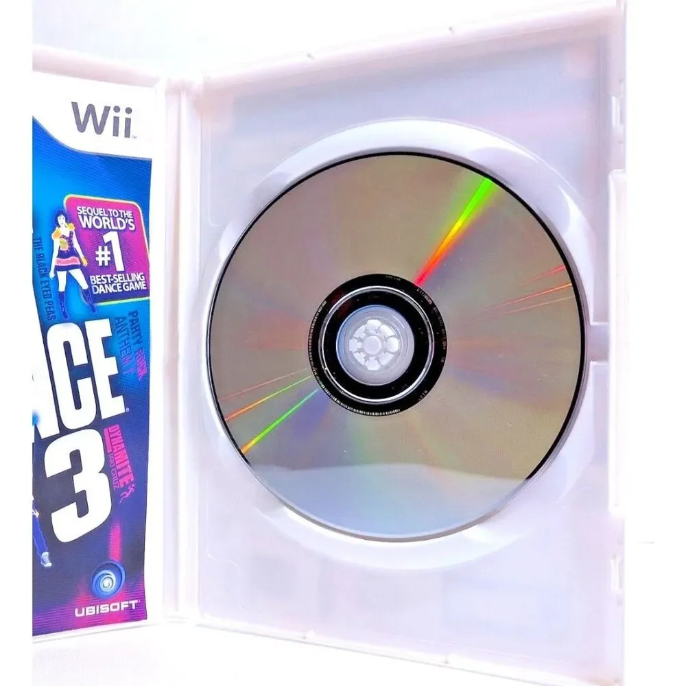Just Dance 3 (Nintendo Wii, 2011) Complete In Box Tested And Working w/ Manual